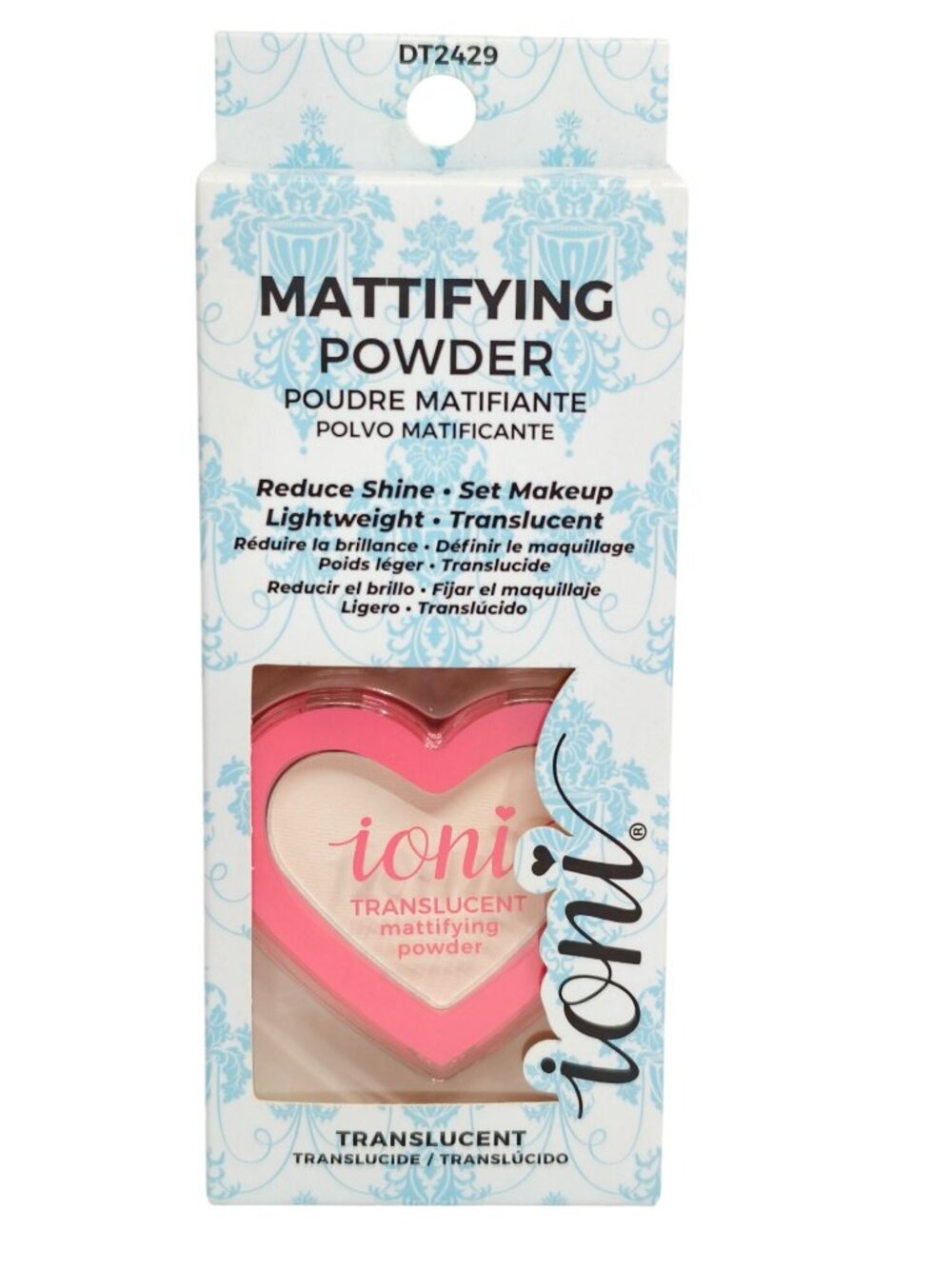 Ioni Translucent Mattifying Setting Powder Shine Reducing 0.14 Oz Lightweight NE